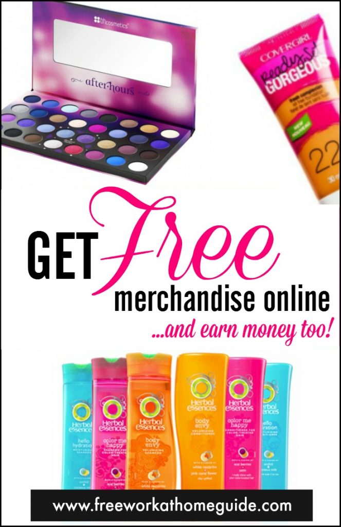 Do you love free stuff? Then you can become a product tester for various brands and get free merchandise from them. 