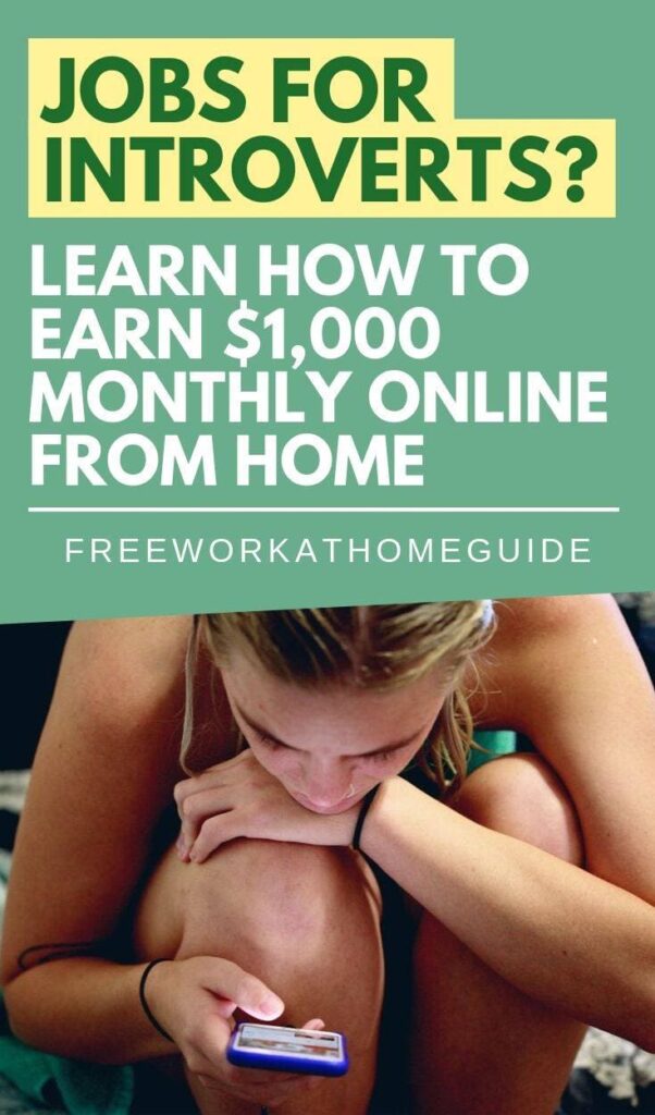 Here's several amazing work from home jobs that you can make money part-time or full-time online as an Introvert.